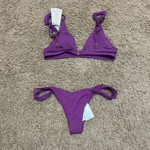 L Space Purple Bikini - NWT